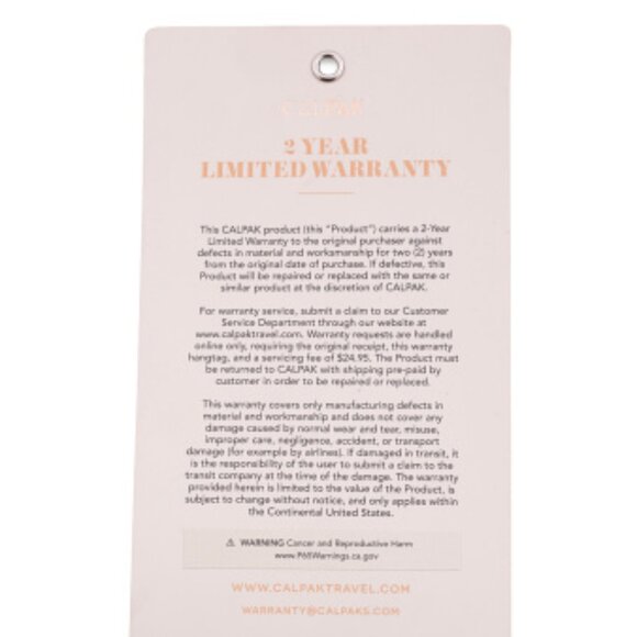 CALPAK 22in Malden Hardside Carry-on Spinner With Front Pocket - Picture 4 of 4